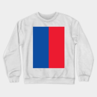 Basel FCB Blue and Red Halves Crewneck Sweatshirt